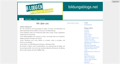 Desktop Screenshot of bildungsblogs.net